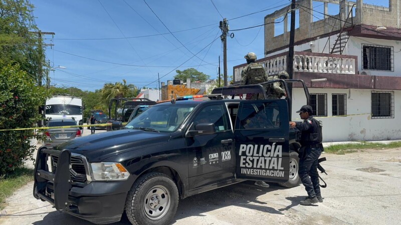 Aseguran dos domicilios por huachicol en la colonia Lombardo Toledano en Cancún (VIDEO)