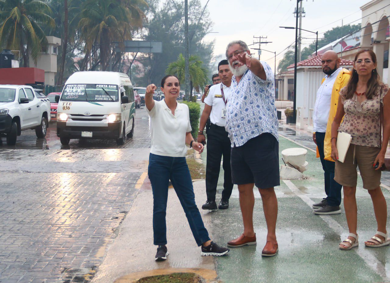 Durante un recorrido la alcaldesa recordó los proyectos emprendidos en los años recientes para mejorar la imagen de la subdelegación.
