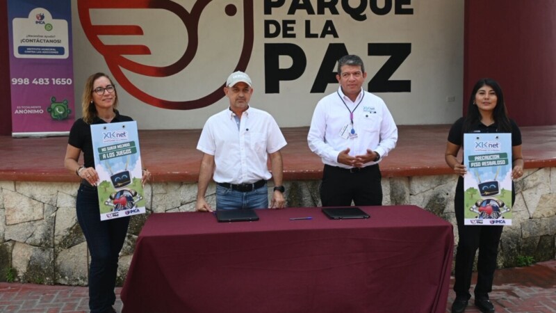 Anuncia IMCA internet gratuito en el parque de La Paz de la Supermanzana 259