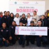 Atenea Gómez Ricalde reconoce invaluable labor del personal del H. Cuerpo de Bomberos