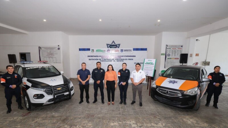 ‘Palabra Cumplida’: Entrega Blanca Merari dos patrullas más a grupo Geavig
