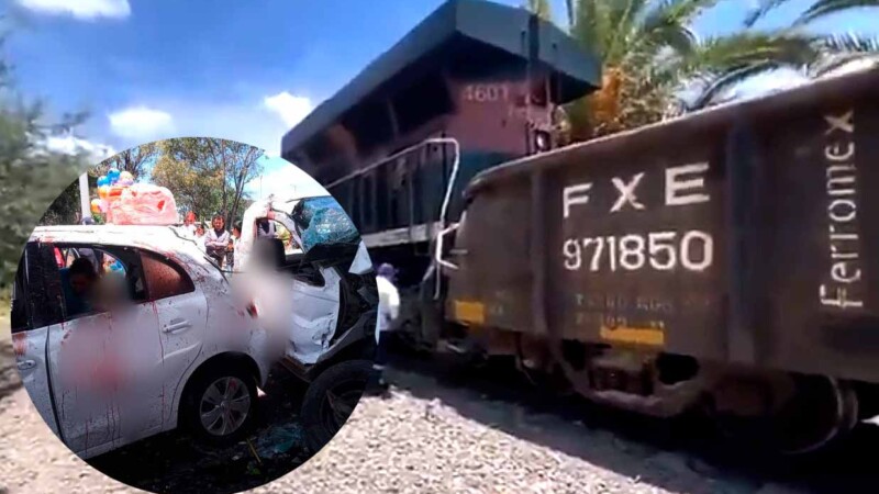 Desprendimiento de góndola ferroviaria provoca seis muertos en Guanajuato