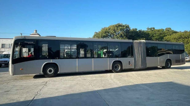 Apoya Ana Paty el nuevo modelo de transporte al iniciar pruebas piloto de autobuses en Cancún