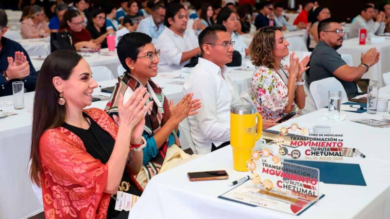 Cancún fortalece su visión de una ciudad para las personas en el foro de movilidad en Chetumal