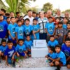 Atenea Gómez Ricalde inicia la obra de la nueva cancha de fútbol 7 en Ciudad Mujeres
