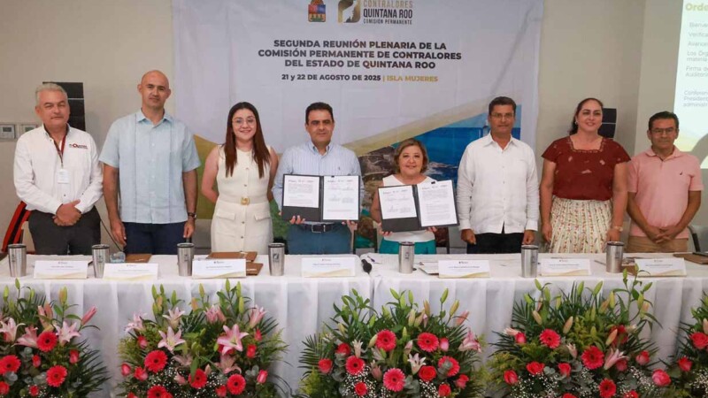 Isla Mujeres, sede de la Reunión Plenaria de Contralores; Gobierno Municipal reafirma compromiso con la transparencia y la rendición de cuentas
