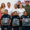 Atenea Gómez Ricalde fortalece la seguridad en Isla Mujeres con entrega de uniformes y equipamiento policial en el C2 de Costa Mujeres