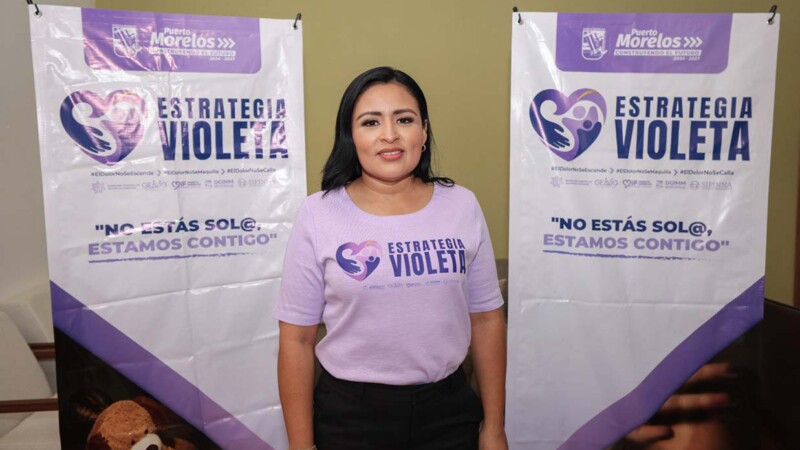 Pone en marcha Blanca Merari estrategia violeta