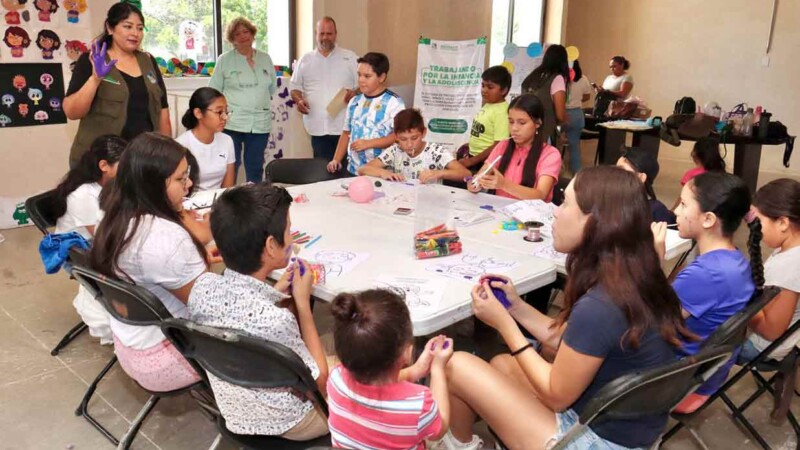 Concluye taller "Pintando lo que siento"