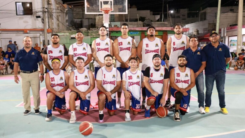 Isla Mujeres celebra el triunfo de los Caguameros en semifinales de la Liga Maya de Básquetbol