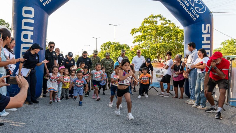 SMSCYT realiza con éxito "Carrera en tu colonia" en la Supermanzana 249