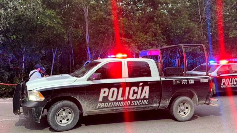 Localizan cuerpo "embolsado" en Zona Continental de Isla Mujeres