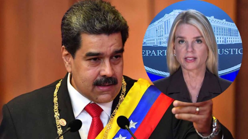 EE.UU. eleva a 50 millones de dólares la recompensa por Nicolás Maduro