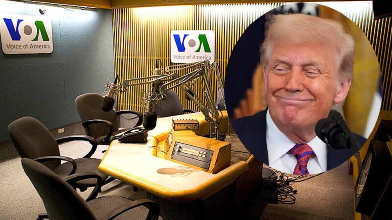 "Enmudece" Trump a "La Voz de América" con retiro de fondos a la USAGM