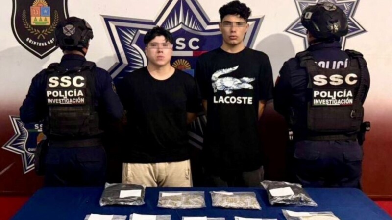 Detienen a presuntos narcomenudistas en Villas Otoch Paraíso en Cancún