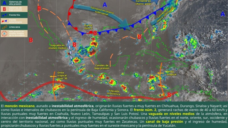 Pronóstico del clima en Quintana Roo para hoy domingo 7 de septiembre 2025