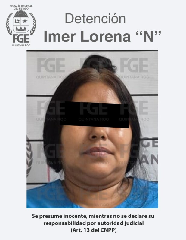 Rescatan a víctimas de trata en un cateo a Spa de la Supermanzana 29 de Cancún; Imer Lorena “N”, la encargada del negocio, fue detenida.