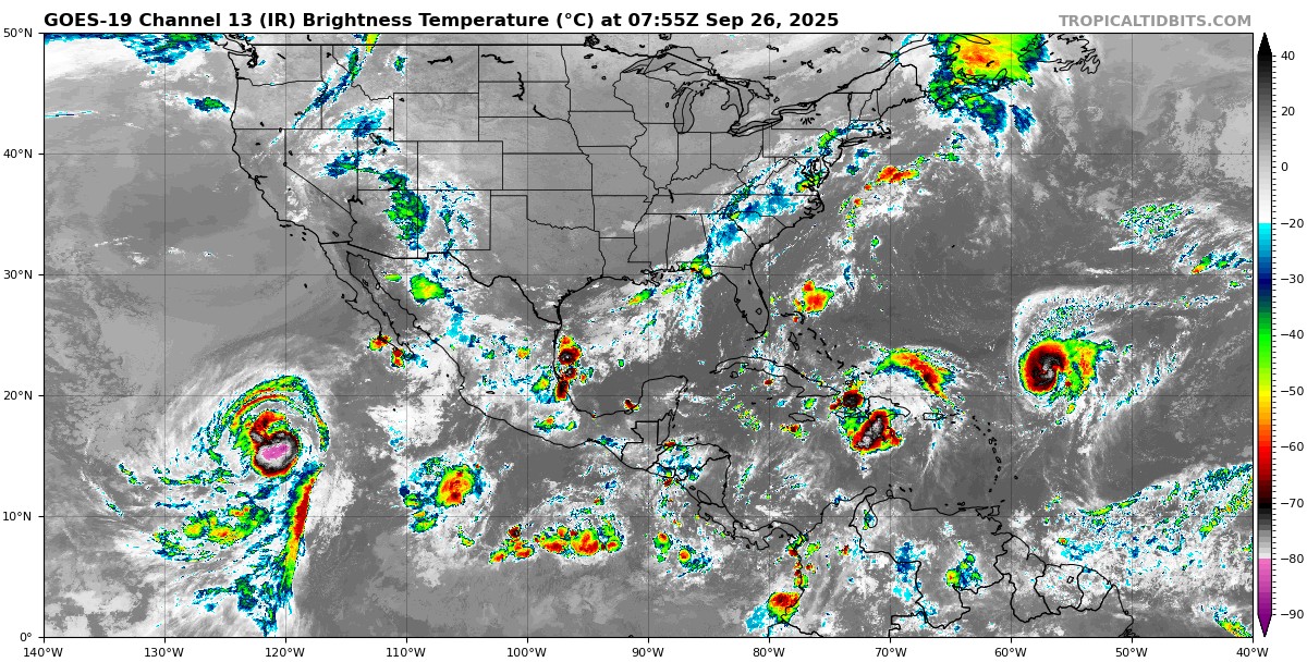 Pronóstico del clima en Quintana Roo para hoy viernes 26 de septiembre 2025; por la mañana, cielo despejado a medio nublado y ambiente cálido.