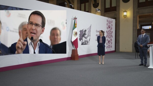 Sheinbaum responde a Anaya, “¿Por qué se fue de México?”