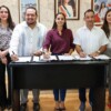 Firma Ana Paty Peralta convenio de colaboración con el Teqroo a favor de la democracia y los derechos político-electorales