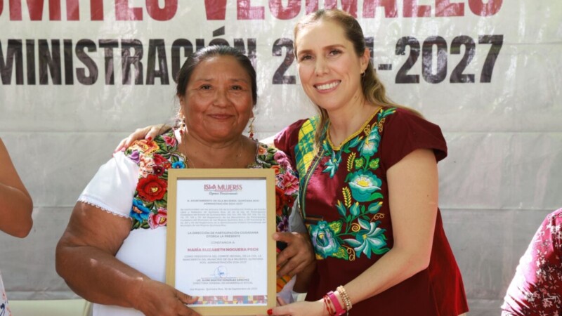 Atenea Gómez Ricalde instala Comités Vecinales en La Rancherita y Tamayo para impulsar la participación ciudadana en Ciudad Mujeres