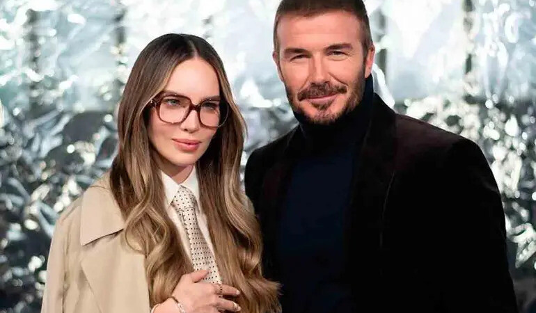 Belinda y David Beckham comparten momentos en el Milan Fashion Week 2025