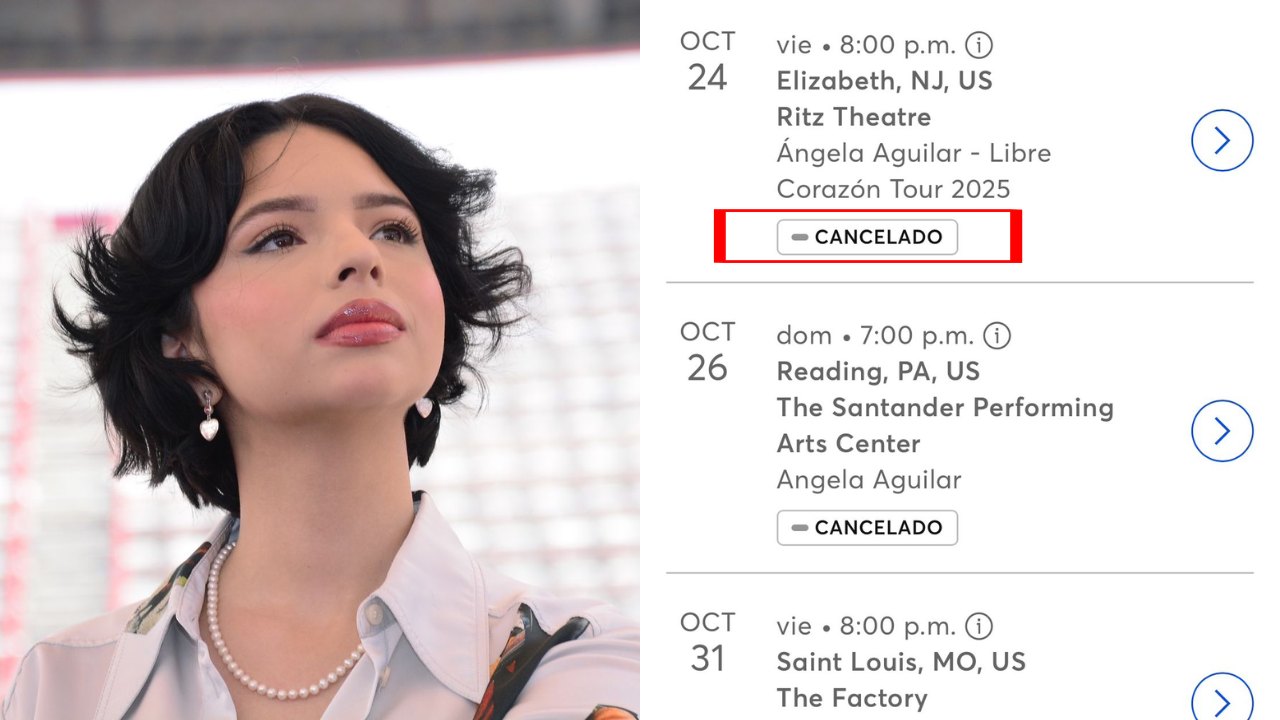 Cancelan presentaciones de Ángela Aguilar en EE.UU.