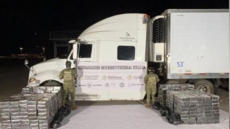 Aseguran 1.5 toneladas de metanfetamina en Sinaloa