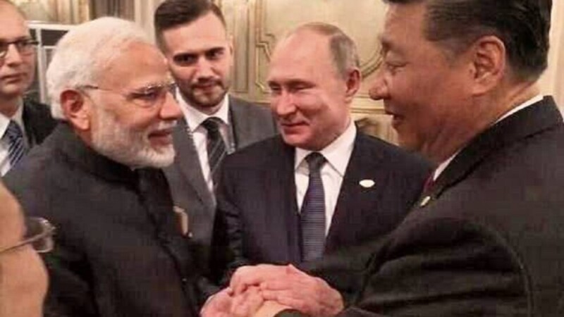 Encuentro clave entre Putin, Modi y Jinping