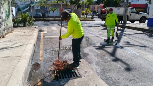 Refuerza gobierno de Benito Juárez acciones preventivas por lluvias intermitentes