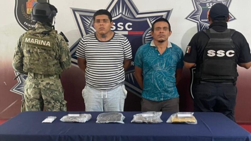 Capturan a presuntos miembros del crimen organizado en Cancún