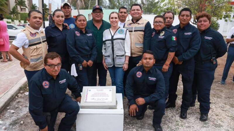 Avanza construcción del primer Centro de Servicios de Emergencias de Costa Mujeres