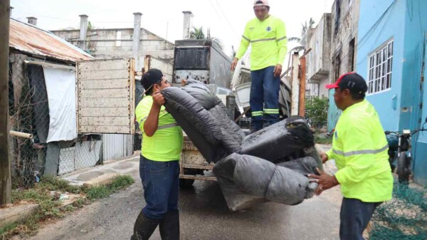 Gobierno de Isla Mujeres fortalece acciones de descacharrización en esta temporada de lluvias y ciclones