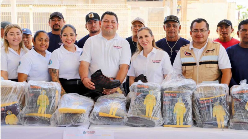 Atenea Gómez Ricalde refuerza acciones de prevención con entrega de equipo a Protección Civil y Bomberos en Isla Mujeres