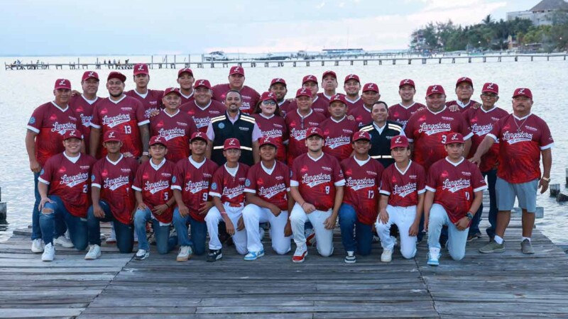 Gobierno Municipal presenta a “Langosteros de Quintana Roo”, orgullo deportivo de Isla Mujeres