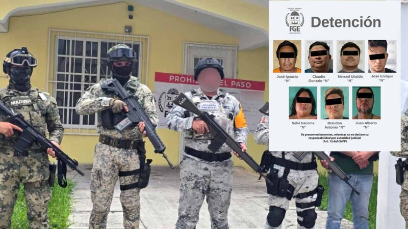 Cateos simultáneos en Cozumel y Cancún dejan siete detenidos y drogas aseguradas