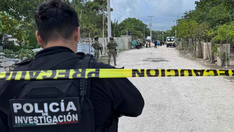 Ultiman a balazos a hombre en la colonia "El Betel" de Cancún