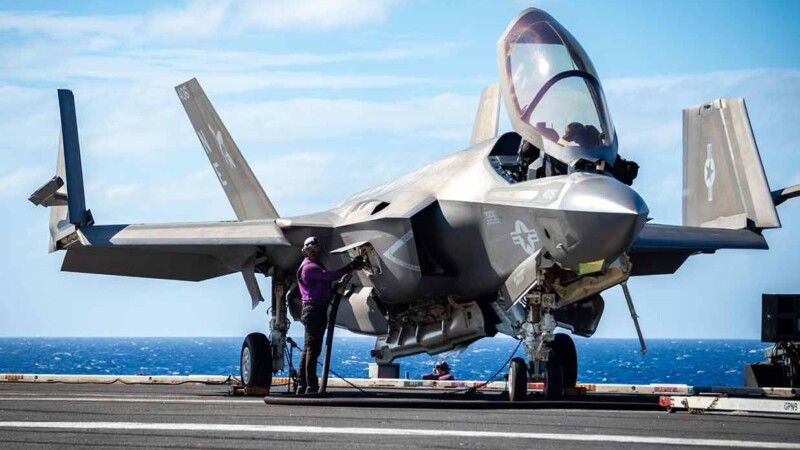 Envía Estados Unidos 10 aviones cazas de combate F-35 Lightning II a puerto Rico