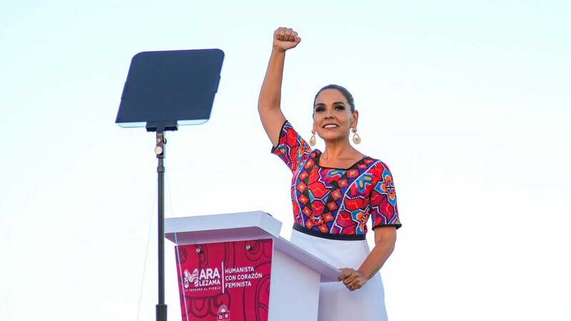 Ni un paso atrás en la transformación, ¡Vamos por el camino correcto con un gobierno honesto!: Mara Lezama