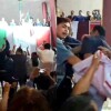 Protesta violenta opaca festejos patrios en municipio de Veracruz 