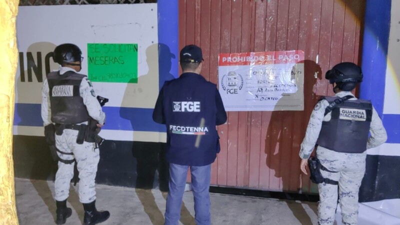 Rescatan a 9 mujeres víctimas de trata en un bar de Cancún (VIDEO)