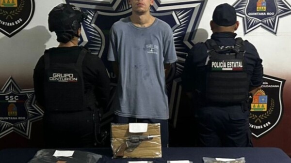 Detienen a presunto narcomenudista en la colonia Cuna Maya de Cancún