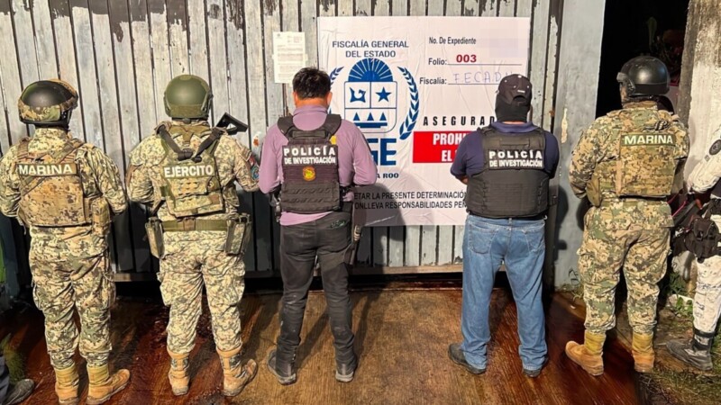 Realizan autoridades cateos antinarcomenudeo en Cancún, Othón P. Blanco y Cozumel