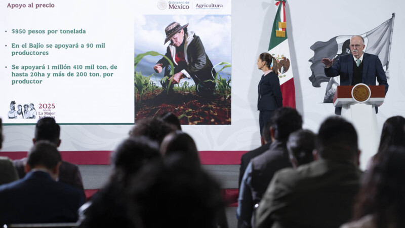 Berdegué anuncia acuerdo con productores maiceros