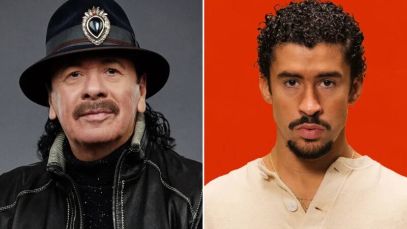Carlos Santana desmiente críticas a Bad Bunny por el medio tiempo del Super Bowl