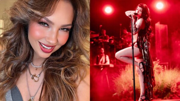 Cazzu sorprende al público mexicano con tributo a Thalía en su concierto