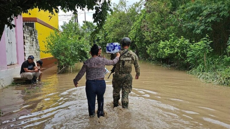 Sube a 37 cifra de muertos por intensas lluvias en el país