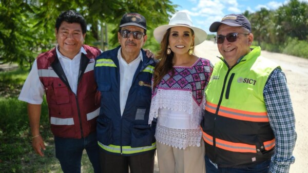 Anuncia Mara Lezama rehabilitación y modernización del camino Kantunilkín-Chiquilá en Lázaro Cárdenas con apoyo de la SICT