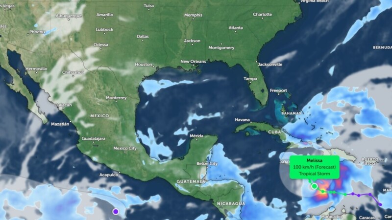 CLIMA: Nace la tormenta tropical ‘Melissa’ en el Caribe