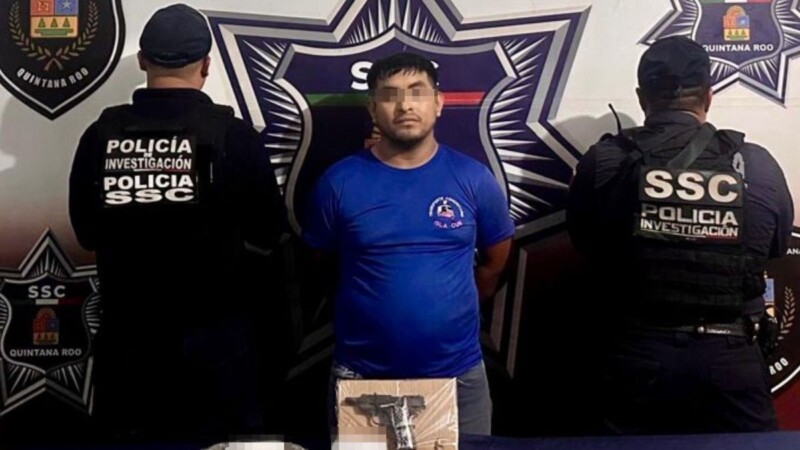 Detienen a mototaxista armado y con drogas en el fraccionamiento Villas del Mar 3